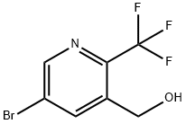 3-Pyridinemethanol, 5-bromo-2-(trifluoromethyl)- Structure