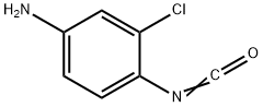 4-Amino-2-chlorophenylisocyanate Struktur