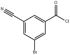 Benzoyl chloride, 3-bromo-5-cyano-,1261438-82-7,结构式