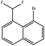 1-溴-8-(二氟甲基)萘,1261453-45-5,结构式