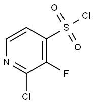 4-Pyridinesulfonyl chloride, 2-chloro-3-fluoro- Structure