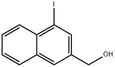 2-Naphthalenemethanol, 4-iodo- Structure