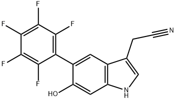 4-(2,3-Difluorophenyl)indole-3-carboxaldehyde Struktur