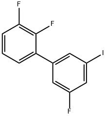 3'-Iodo-2,3,5'-trifluorobiphenyl 结构式