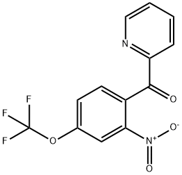 2-(4-(Trifluoromethoxy)-2-nitrobenzoyl)pyridine Structure