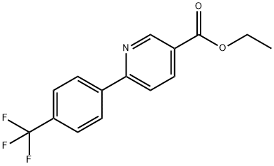 Ethyl 6-(4-(trifluoromethyl)phenyl)nicotinate Structure