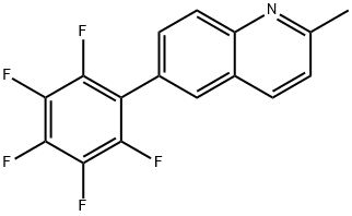 2-Methyl-6-(perfluorophenyl)quinoline 结构式