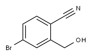 Benzonitrile, 4-bromo-2-(hydroxymethyl)- Structure