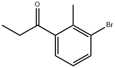 1-Propanone, 1-(3-bromo-2-methylphenyl)- 结构式