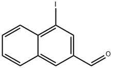 2-Naphthalenecarboxaldehyde, 4-iodo-,1261623-56-6,结构式