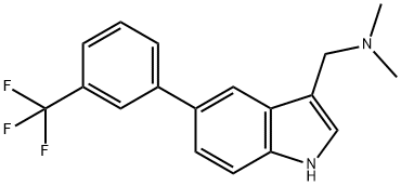 5-(3-(Trifluoromethyl)phenyl)gramine,1261629-64-4,结构式