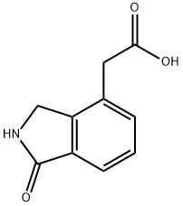 Isoindolin-1-one-4-acetic acid 结构式