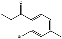 2''-Bromo-4''-methylpropiophenone Struktur