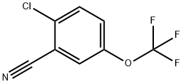 Benzonitrile, 2-chloro-5-(trifluoromethoxy)- Struktur