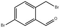 Benzaldehyde, 5-bromo-2-(bromomethyl)- 结构式