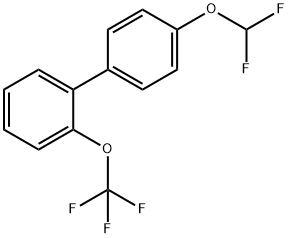 4'-(Difluoromethoxy)-2-(trifluoromethoxy)biphenyl 结构式