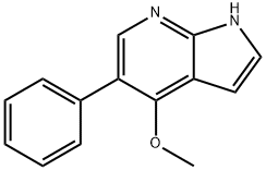 4-Methoxy-5-phenyl-1H-pyrrolo[2,3-b]pyridine Structure