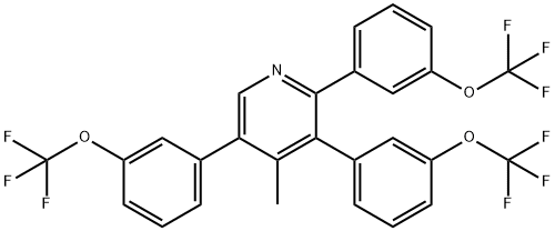 1261744-76-6 4-Methyl-2,3,5-tris(3-(trifluoromethoxy)phenyl)pyridine