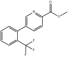 Methyl 5-(2-(trifluoromethyl)phenyl)picolinate Structure