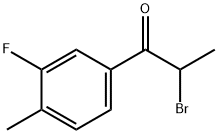 1-Propanone, 2-bromo-1-(3-fluoro-4-methylphenyl)- Structure