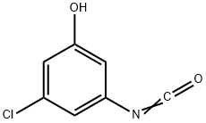3-Chloro-5-hydroxyphenylisocyanate Struktur