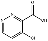 3-Pyridazinecarboxylic acid, 4-chloro- Struktur