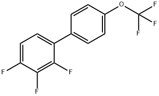 2,3,4-Trifluoro-4'-(trifluoromethoxy)biphenyl,1261800-17-2,结构式