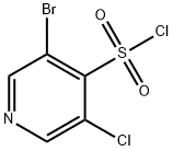 3-Bromo-5-chloropyridine-4-sulfonyl chloride Struktur