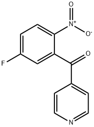 4-(5-Fluoro-2-nitrobenzoyl)pyridine 结构式