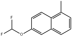 2-(Difluoromethoxy)-5-methylnaphthalene Structure