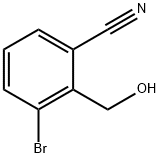 3-Bromo-2-hydroxymethyl-benzonitrile Structure