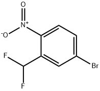 4-Bromo-2-(difluoromethyl)nitrobenzene Struktur