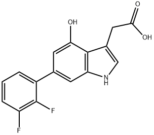 5-Hydroxy-4-(3-(trifluoromethoxy)phenyl)indole 结构式