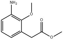 Benzeneacetic acid, 3-amino-2-methoxy-, methyl ester|2-(3-氨基-2-甲氧基苯基)乙酸甲酯