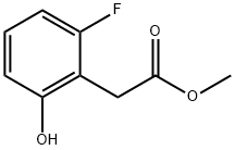 Methyl 2-fluoro-6-hydroxyphenylacetate Struktur