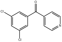 4-(3,5-Dichlorobenzoyl)pyridine,1261883-48-0,结构式