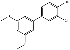 2-Chloro-4-(3,5-dimethoxyphenyl)phenol 结构式