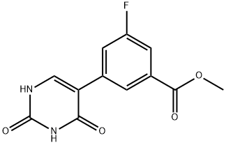 1261943-58-1 Benzoic acid, 3-?fluoro-?5-?(1,?2,?3,?4-?tetrahydro-?2,?4-?dioxo-?5-?pyrimidinyl)?-?, methyl ester