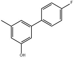 5-(4-Fluorophenyl)-3-methylphenol 结构式