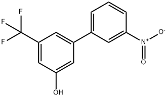 5-(3-Nitrophenyl)-3-trifluoromethylphenol 结构式