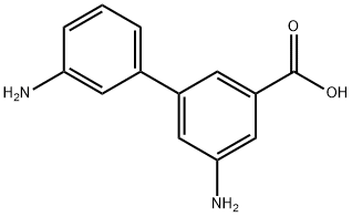 3-氨基-5-(3-氨基苯基)苯甲酸,1261953-53-0,结构式