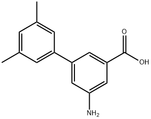 3-Amino-5-(3,5-dimethylphenyl)benzoic acid 结构式