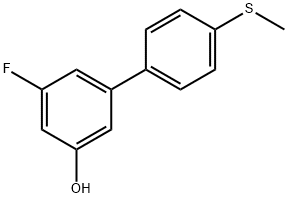 3-Fluoro-5-(4-methylthiophenyl)phenol 结构式
