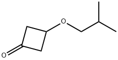 3-(2-甲基丙氧基)环丁酮, 1262047-84-6, 结构式