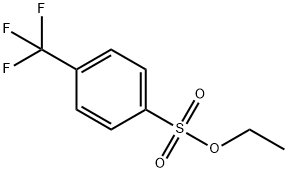 Benzenesulfonic acid, 4-(trifluoromethyl)-, ethyl ester 化学構造式