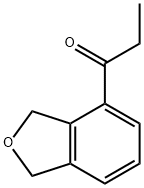 4-プロパノイル-1,3-ジヒドロイソベンゾフラン 化学構造式