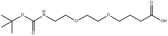 5,8,13-Trioxa-11-azapentadecanoic acid, 14,14-dimethyl-12-oxo- Structure