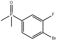 Phosphine oxide, (4-bromo-3-fluorophenyl)dimethyl- Struktur