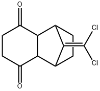 11-(dichloromethylidene)tricyclo[6.2.1.0^{2,7}]undecane-3,6-dione Structure