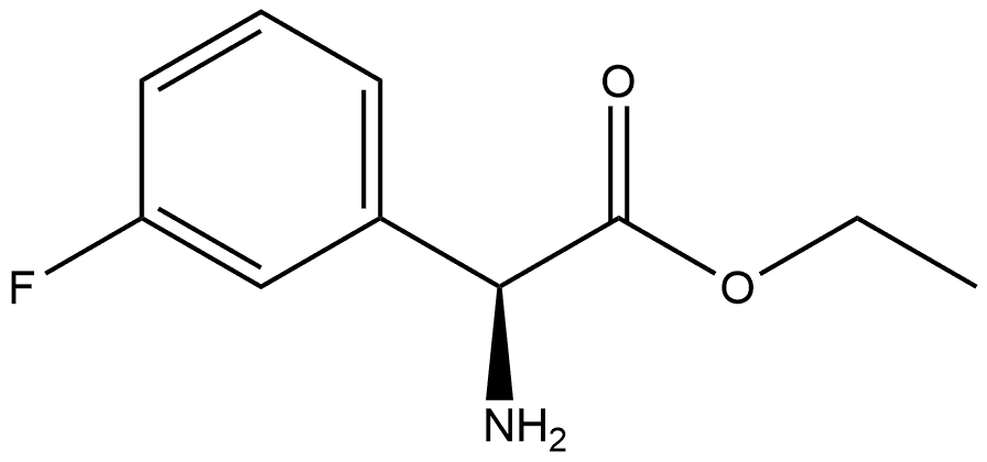 S-3-FluoroPhenylglycine ethyl ester Structure